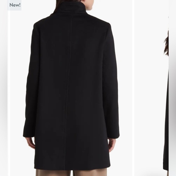 Fleurette Coat 100% Wool Stand collar 5 button Sz18 Like New worn once or twice - Picture 15 of 15